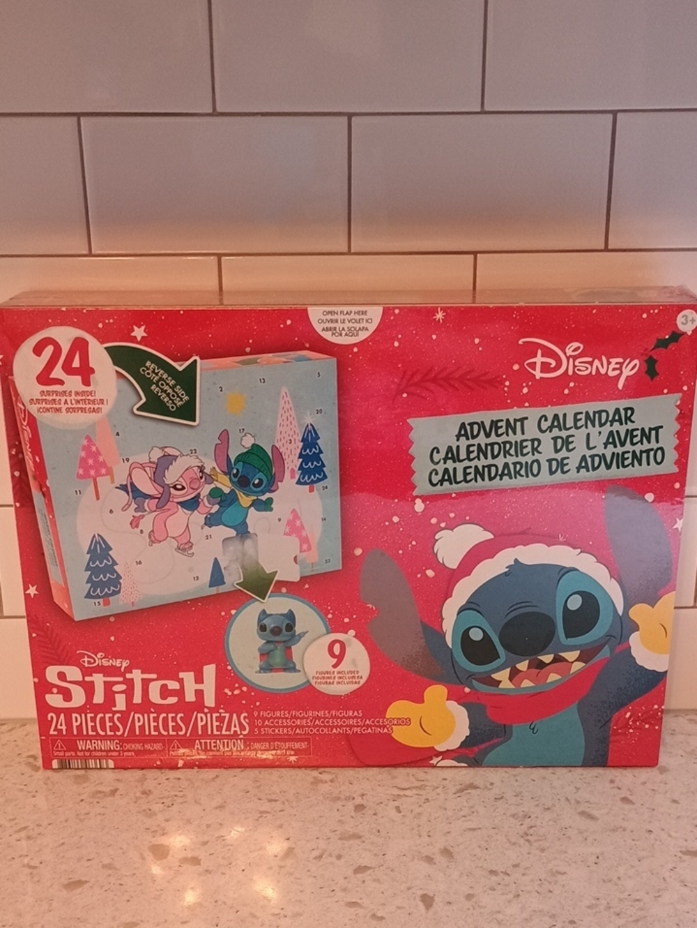 Brand New, Still In The Plastic-Disney Stitch Advent Calendar